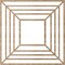 Ekena Millwork Raven Wood Fretwork Pierced Ceiling Medallion, Red Oak, 24"OD x 8 3/4"ID x 1/4"T CMWP24X24X0250RARO - alternate 5